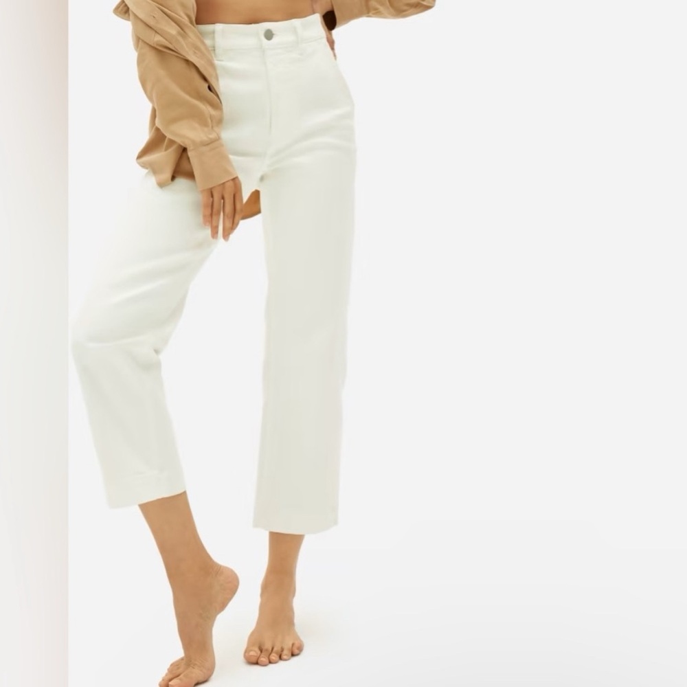 Everlane straight cropped pants
